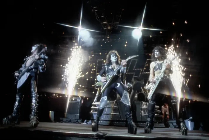 Framed Print : Kiss Performing Framed Print : Kiss Performing