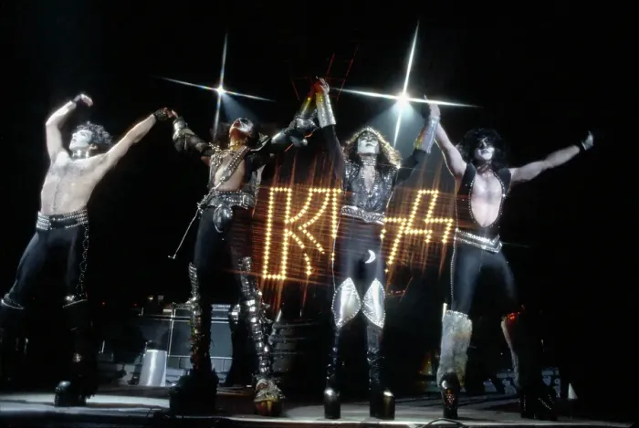 Framed Print : Kiss Performing Framed Print : Kiss Performing