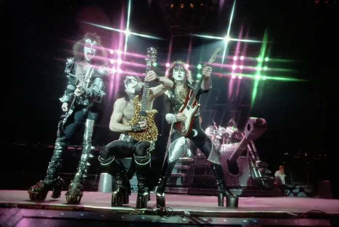Framed Print : Kiss Performing Framed Print : Kiss Performing