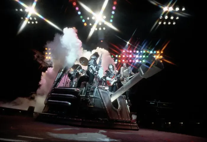 Framed Print : Kiss Performing Framed Print : Kiss Performing