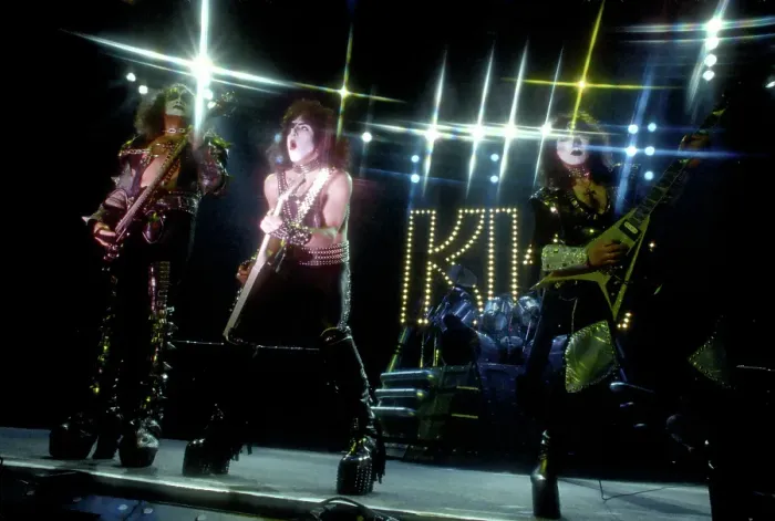 Framed Print : Kiss Performing Framed Print : Kiss Performing