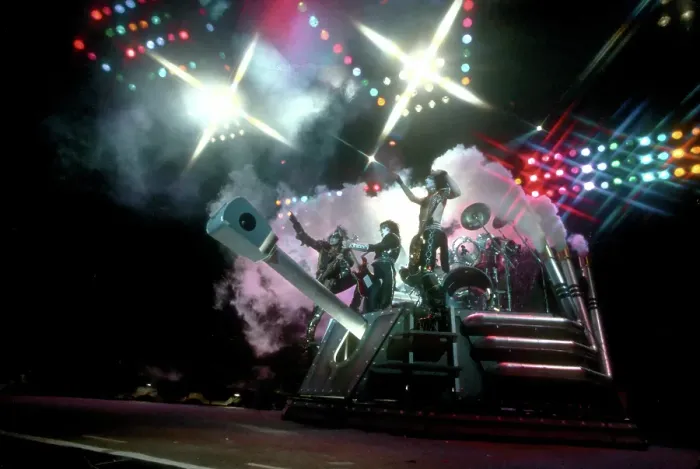 Framed Print : Kiss Performing Framed Print : Kiss Performing