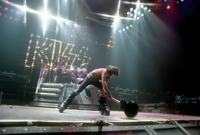 Framed Print : Kiss Performing