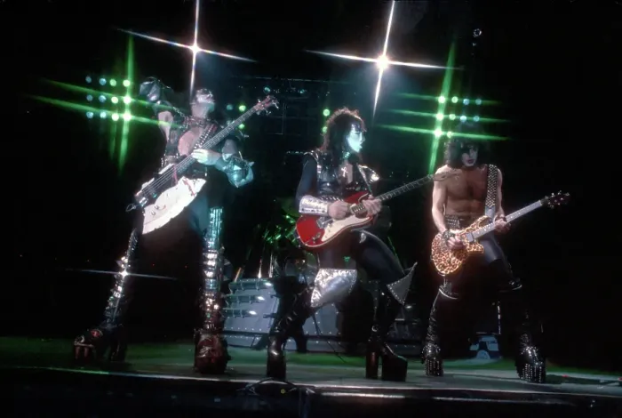Framed Print : Kiss Performing Framed Print : Kiss Performing