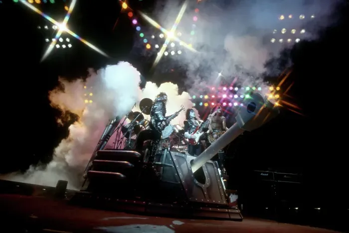 Framed Print : Kiss Performing Framed Print : Kiss Performing