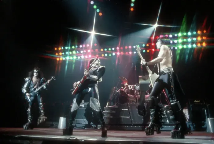 Framed Print : Kiss Performing Framed Print : Kiss Performing