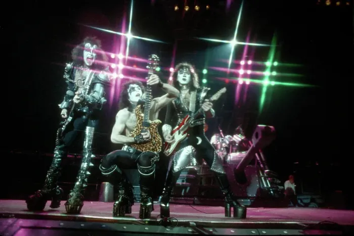 Framed Print : Kiss Performing Framed Print : Kiss Performing