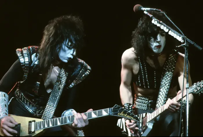 Framed Print : Kiss Performing Framed Print : Kiss Performing