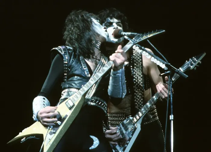 Framed Print : Kiss Performing Framed Print : Kiss Performing