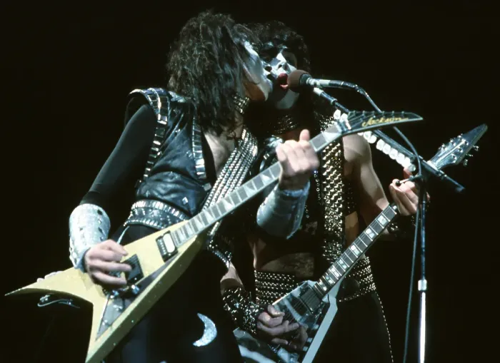 Framed Print : Kiss Performing Framed Print : Kiss Performing