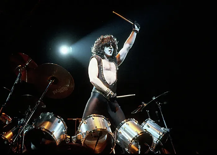 Framed Print : Kiss Performing Framed Print : Kiss Performing