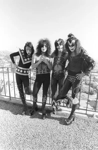 Kiss Portrait Session Print - January 1975 Los Angeles. Art Prints