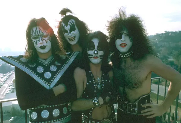 Kiss Portrait Print - Los Angeles, January 1975. Art Prints