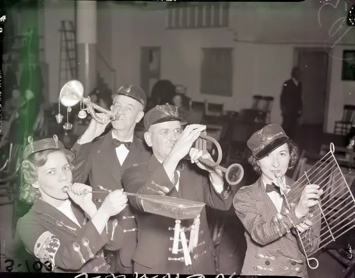 Framed Print : Kitchen Utensil Band Playing Framed Print : Kitchen Utensil Band Playing