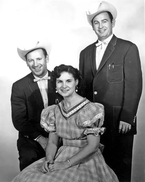 Framed Print : Kitty Wells With Johnnie And Jack Framed Print : Kitty Wells With Johnnie And Jack