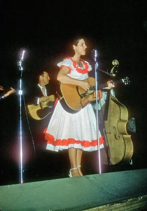 Framed Print : Kitty Wells Performing Framed Print : Kitty Wells Performing