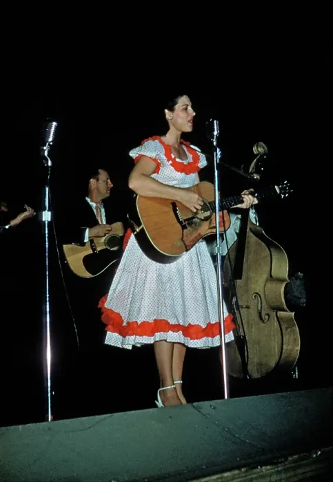 Framed Print : Kitty Wells Performing Framed Print : Kitty Wells Performing