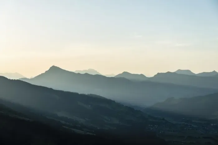 Framed Print : Kitzbuheler Horn Mountain at sunrise, Alps, Brixen, Tyrol, Austria