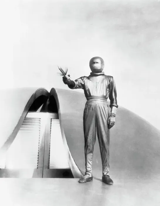 Framed Print : Klaatu in The Day the Earth Stood Still Framed Print : Klaatu in The Day the Earth Stood Still