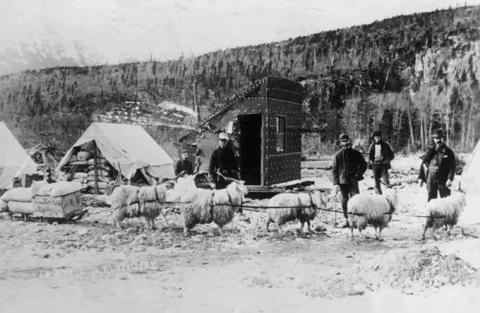 Framed Print : Klondike Gold Mining Framed Print : Klondike Gold Mining