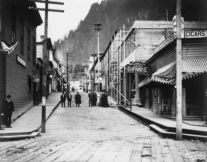 Framed Print : Klondike Gold Rush Seward Street Framed Print : Klondike Gold Rush Seward Street