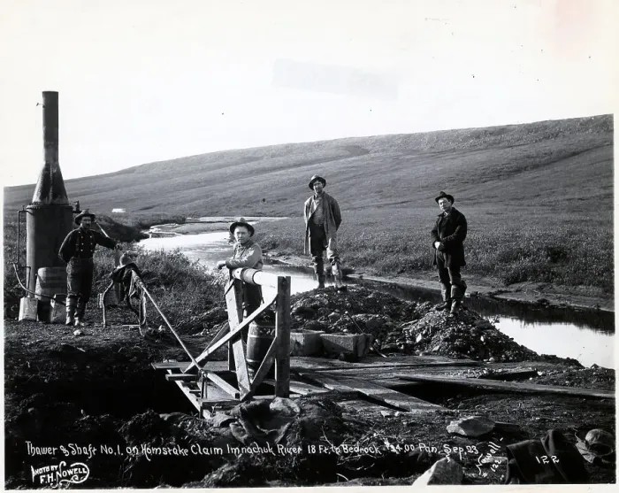 Framed Print : Klondike Goldrush Miners Framed Print : Klondike Goldrush Miners