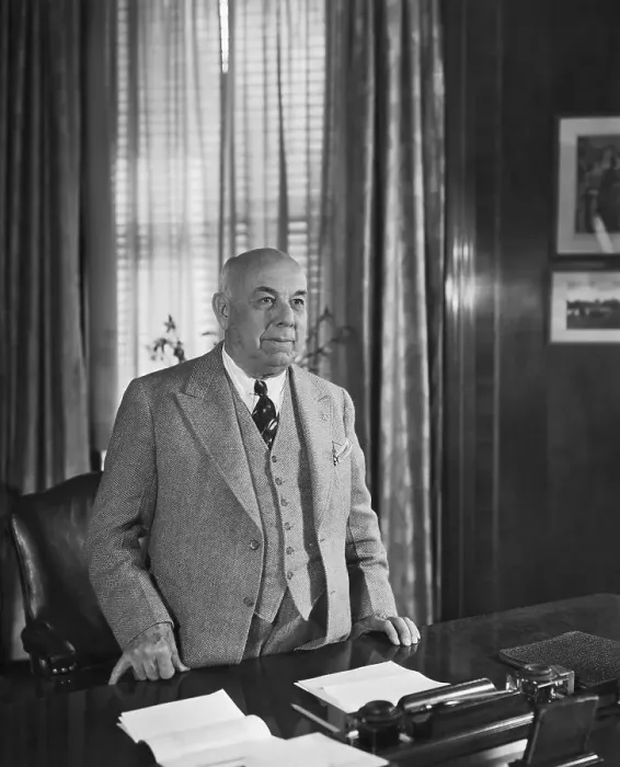 Framed Print : Kmart Founder Sebastian S. Kresge at His Desk Framed Print : Kmart Founder Sebastian S. Kresge at His Desk