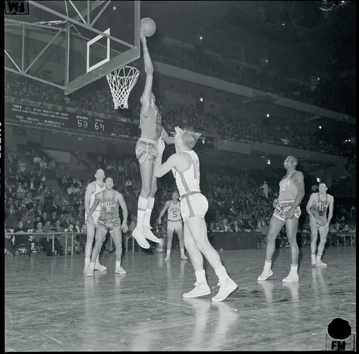 Framed Print : Knicks Capturing a Rebound at the Garden Framed Print : Knicks Capturing a Rebound at the Garden