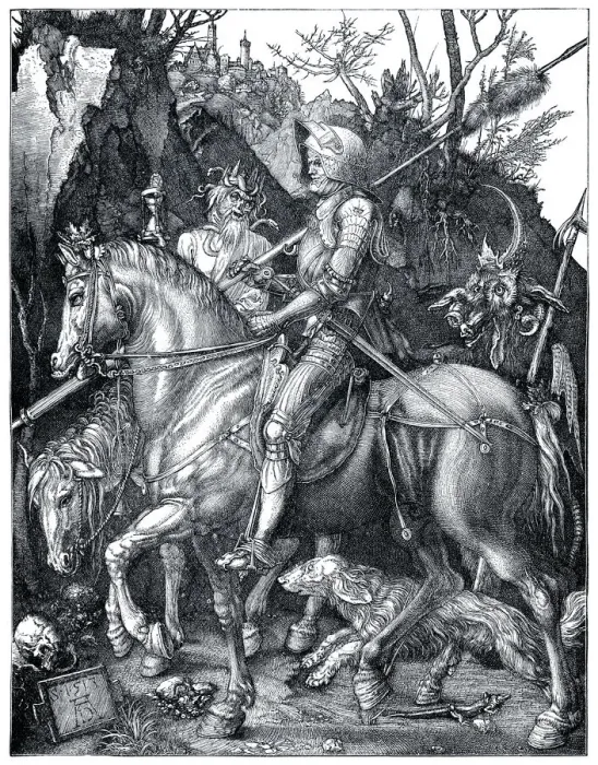 Framed Print : Knight, Death and the Devil Framed Print : Knight, Death and the Devil