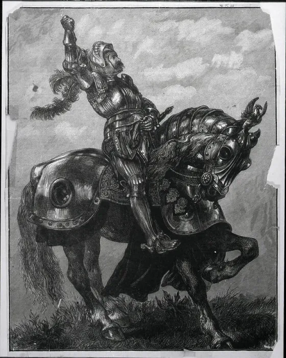 Framed Print : Knight Of Horseback Framed Print : Knight Of Horseback
