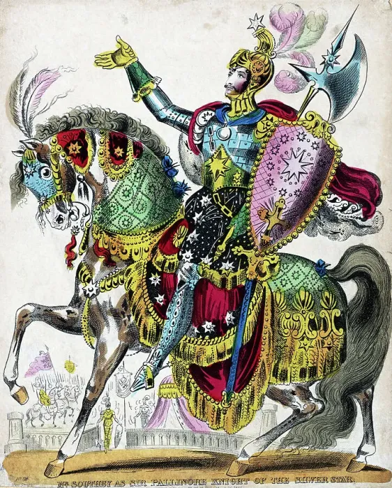 Framed Print : Knight In Ornate Armor On Fancy Horse Framed Print : Knight In Ornate Armor On Fancy Horse