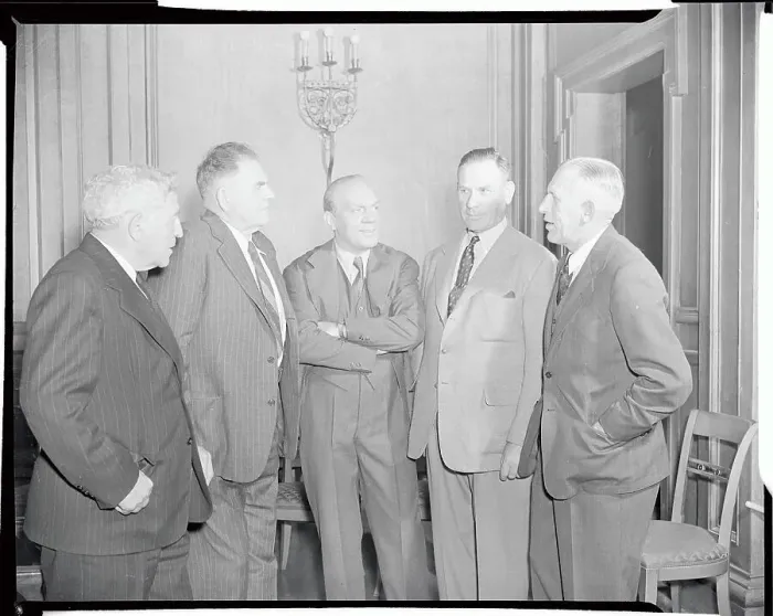Framed Print : Knute Rockne Friends Standing and Having Conversation Framed Print : Knute Rockne Friends Standing and Having Conversation