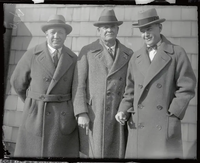 Framed Print : Knute Rockne, Glenn Pop Warner, and Tad Jones Framed Print : Knute Rockne, Glenn Pop Warner, and Tad Jones