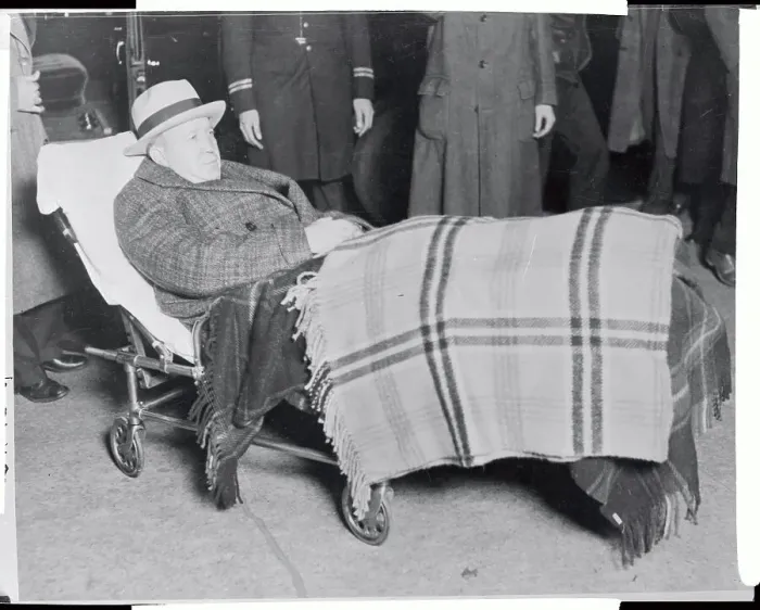 Framed Print : Knute Rockne Lying on Cot to Watch Football Game Framed Print : Knute Rockne Lying on Cot to Watch Football Game
