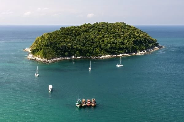 Ko Man or Mun Island off the southern coast of the island of Phuket, Thailand, Asia