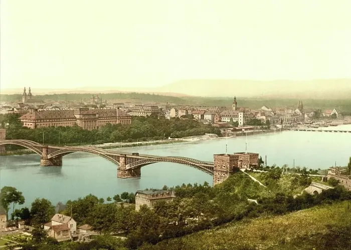 Framed Print : Koblenz am Rhein, Rhineland-Palatinate, Germany, Historic, digitally restored reproduction of a photochromic print from the 1890s Framed Print : Koblenz am Rhein, Rhineland-Palatinate, Germany, Historic, digitally restored reproduction of a photochromic print from the 1890s
