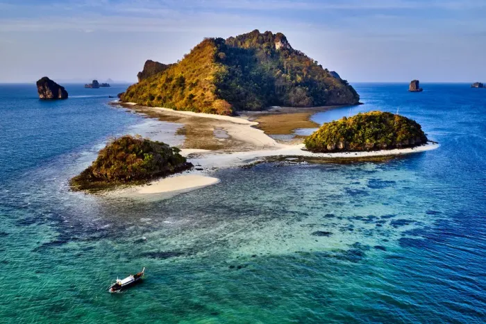 Framed Print : Koh Poda island in Phang Nga bay, Thailand