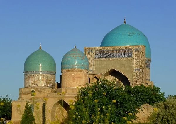 The Kok Gumbaz mosque in Shakhrisabz, Uzbekistan