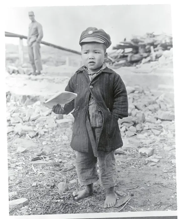 Framed Print : Korean Boy in Bare Feet Framed Print : Korean Boy in Bare Feet