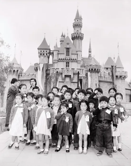Framed Print : Korean Orphans at Disneyland Framed Print : Korean Orphans at Disneyland