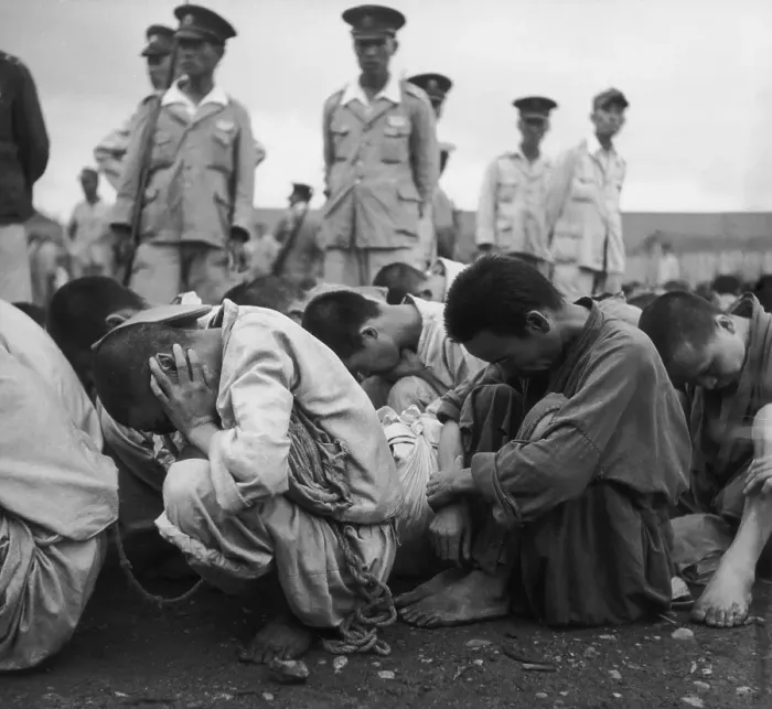 Framed Print : Korean Prisoners Framed Print : Korean Prisoners
