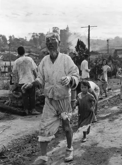 Framed Print : Korean Refugees Framed Print : Korean Refugees