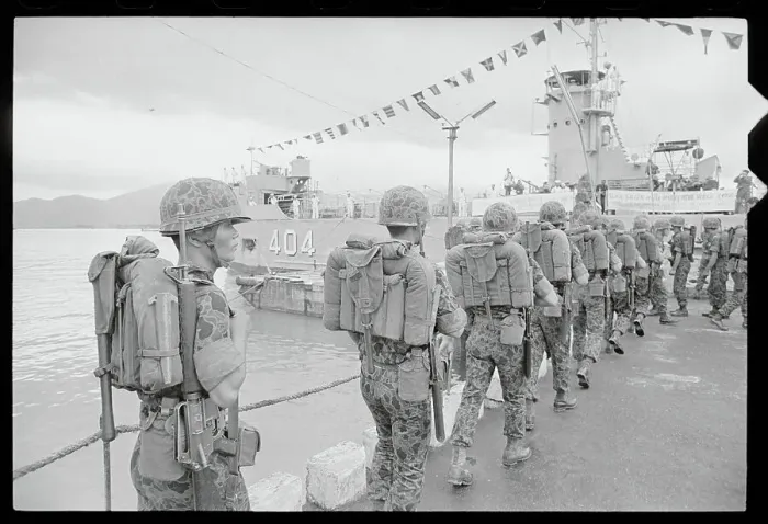 Framed Print : Korean Soldiers Leaving Vietnam Framed Print : Korean Soldiers Leaving Vietnam