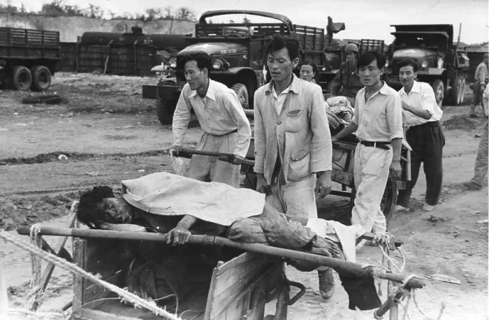 Framed Print : Korean War Casualty Framed Print : Korean War Casualty