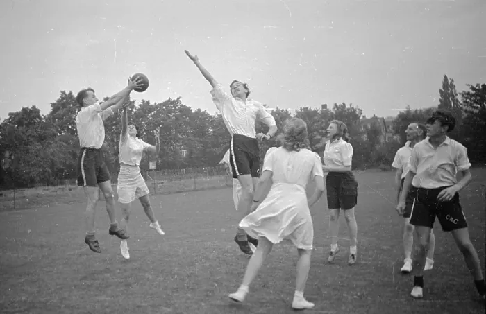 Framed Print : Korf-Ball Team Framed Print : Korf-Ball Team