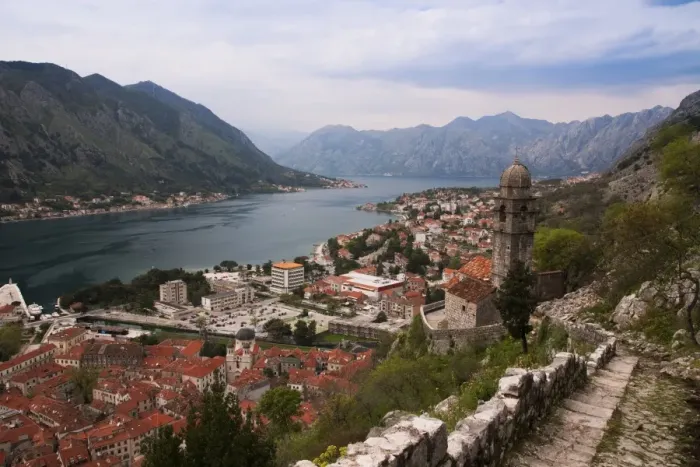 Framed Print : Kotor Viewed From Mountain Framed Print : Kotor Viewed From Mountain