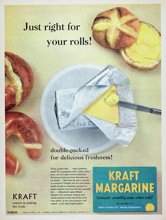 Framed Print : Kraft Margarine