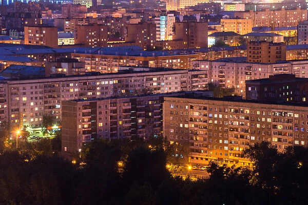 Krasnoyarsk by night