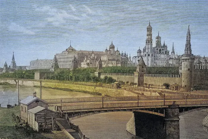 Framed Print : The Kremlin in Moscow, Russia, c. 1885, Historical, digitally restored reproduction from a 19th century original, The Kremlin in Moscow, Russia, c. 1885, Historical, digitally restored reproduction from a 19th century original, Europe