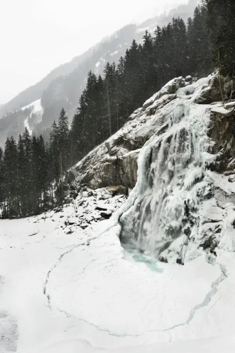 Framed Print : Krimmler Wasserfall waterfall in ice, first stage, Krimml, Salzburg, Austria, Europe Framed Print : Krimmler Wasserfall waterfall in ice, first stage, Krimml, Salzburg, Austria, Europe